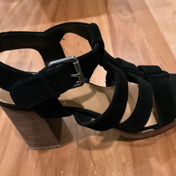 Crown Vintage Prilinda platform leather sandals with heels, size 9.5/41 - Picture 6 of 8